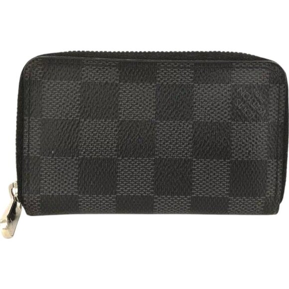 819225BG (L3) Louis Vuitton Wallet Black Damier Graphite - Picture 1 of 9
